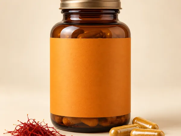 Saffron mood capsules
